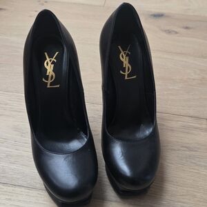 Size6 Yves Saint Laurent TRIBUTE pumps Classic Black Heels